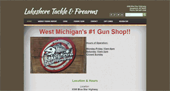 Desktop Screenshot of lakeshoretackleandfirearms.com